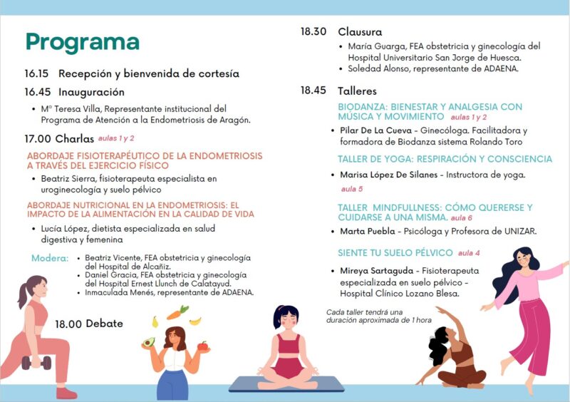 Programa Jornada Vivir con Endometriosis
