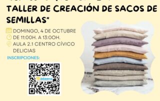 Taller creativo para mujeres con endometriosis en Zaragoza: creación de sacos de semillas